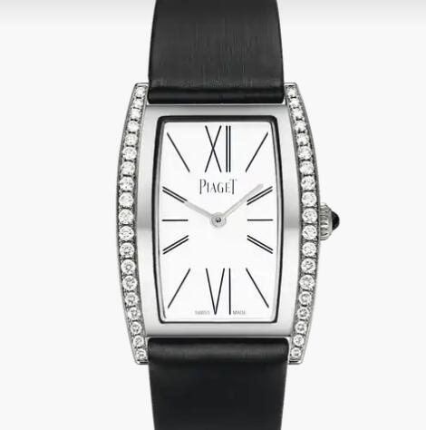 Replica Piaget Limelight tonneau-shaped Diamond White Gold Watch Piaget Women Replica Watch G0A41189