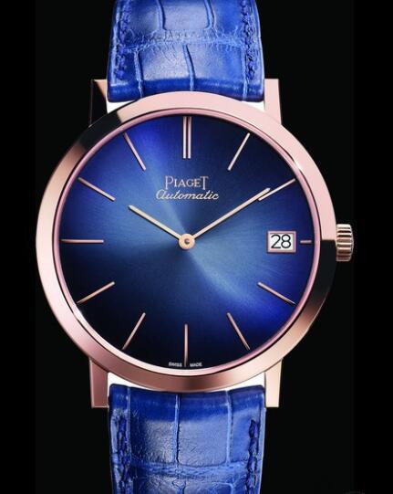 Replica Piaget Altiplano 60th Anniversary Collection (40 mm) Watch G0A42051 Ultra-Thin Watch - Gold Pink - Strap Alligator
