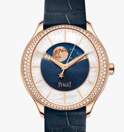 Replica Piaget Limelight Stella Rose gold Diamond Automatic Moon Phase Watch G0A44123 Piaget Replica Watch