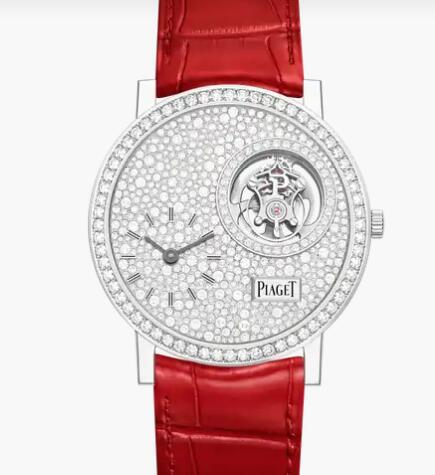 Replica Piaget Altiplano White Gold Diamond Tourbillon Ultra-Thin Watch G0A45034
