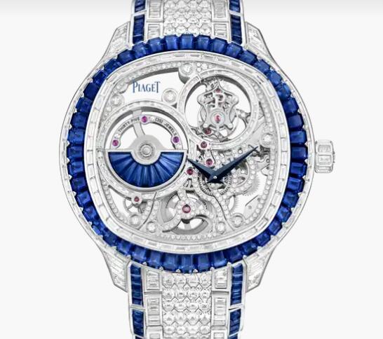 Replica Piaget Polo Emperador White Gold Diamond Tourbillon Skeleton Watch Piaget Watch G0A45040