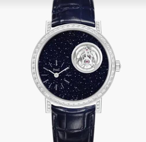 Piaget Altiplano Tourbillon High Jewelry watch White Gold Diamond Tourbillon Ultra-Thin Watch Replica Piaget G0A46035