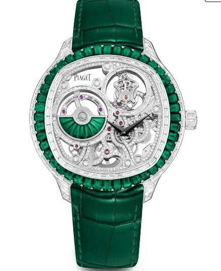Piaget Polo Emperador Skeleton Tourbillon High Jewellery Replica Watch GOA48042