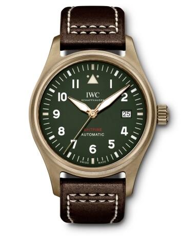 IWC Pilot's Watch Automatic Spitfire Bronze Green Replica Watch IW326806