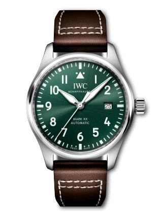 IWC Pilot's Watch Mark XX Stainless Steel Green Replica Watch IW328205