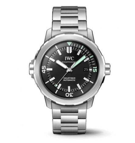 IWC Aquatimer Automatic Stainless Steel Black Bracelet IW328803 Replica Watch