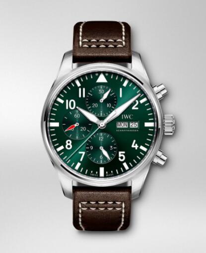 IWC Pilot Chronograph Edition Racing Green Replica Watch IW377726