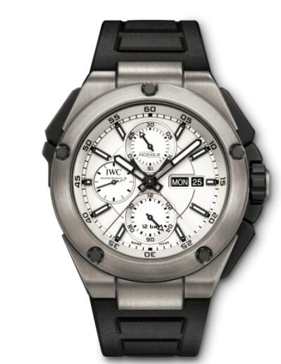 IWC Ingenieur Double Chronograph Titanium Replica Watch IW386501