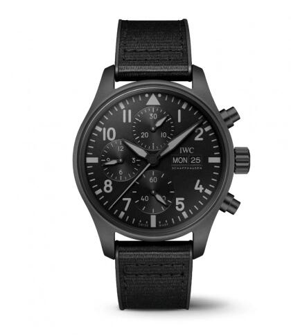 IWC Pilot's Watch Chronograph 41 Top Gun Ceratanium Replica Watch IW388106