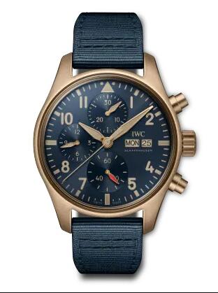 IWC Pilot's Watch Chronograph 41 Bronze Blue Replica Watch IW388109