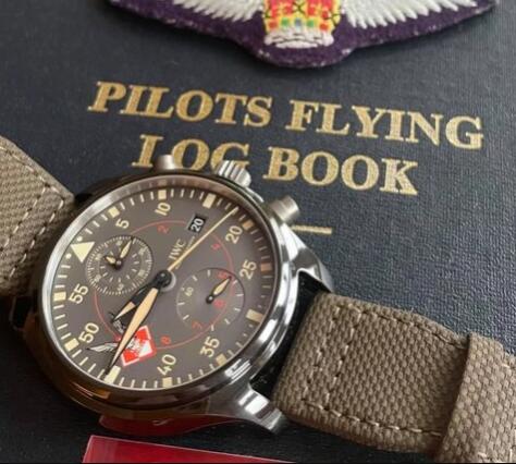 Replica IWC Pilot's Watch Chronograph Military Edition 663 DSA IW389013
