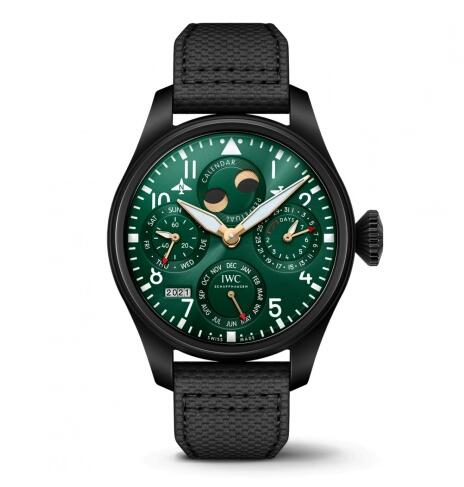 IWC Big Pilot's Watch Perpetual Calendar Racing Green Replica Watch IW503005