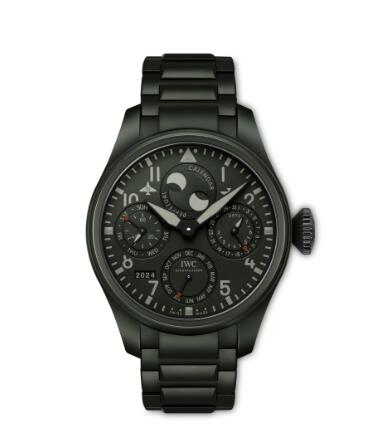 IWC Big Pilot's Watch Perpetual Calendar Top Gun Woodland Replica Watch IW503101