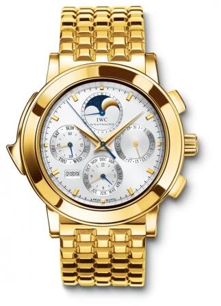 Replica IWC Grande Complication 3770 Yellow Gold Watch Silver IW927024