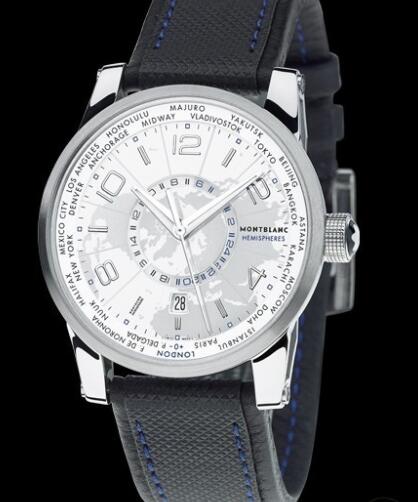 Replica Montblanc TimeWalker World-Time Hemispheres Watch MB108955