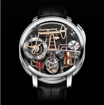 Jacob & Co. Oil Pump Titanium Black DLC OI100.30.AA.AA.A Replica Watch