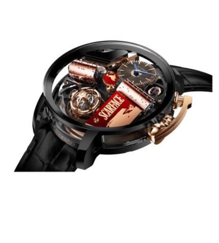 Jacob & Co. Scarface Opera Black DLC Grade 5 Titanium Replica Watch OP110.21.AK.AA.ABALA