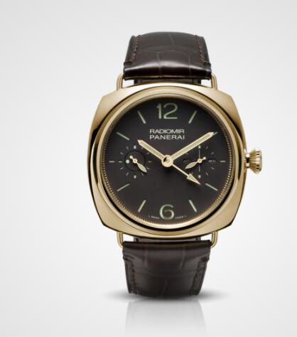 Replica Panerai Radiomir Tourbillon GMT Oro Rosa 48mm Watch PAM00330