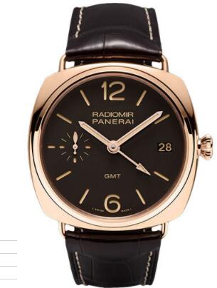 Replica Panerai Historic Radiomir 3 Days GMT Oro Rosso Watch PAM00421