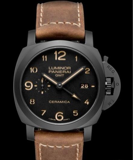 Replica Panerai Luminor 1950 3 Days GMT Automatic Ceramica Watch PAM00441
