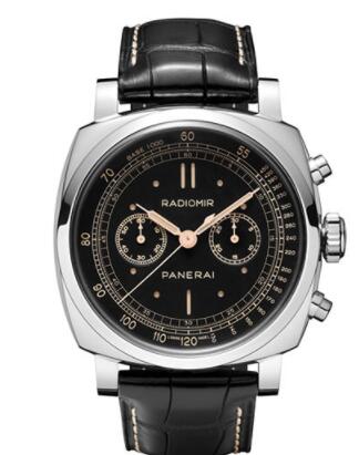 Replica Panerai Radiomir 1940 Chronograph Oro Bianco Limited Edition of 100 Watch PAM00520
