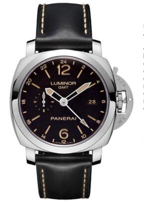 Replica Panerai Luminor 1950 3 Days GMT 24H Automatic Acciaio Watch PAM00531