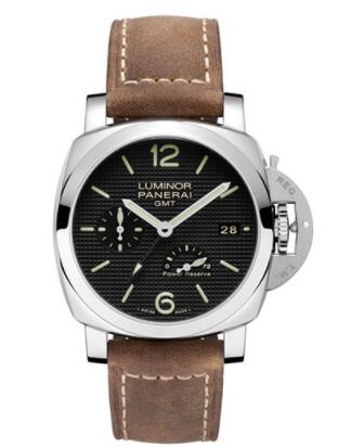 Replica Panerai Luminor 1950 3 Days GMT Power Reserve Automatic Acciaio Watch PAM00537