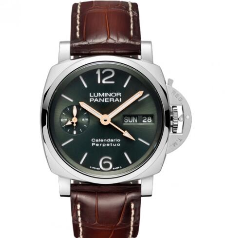 Copy Panerai Luminor 1950 Perpetual Calendar Platinumtech Replica Watch PAM00715