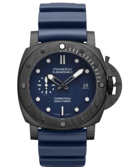 2023 Panerai Submersible QuarantaQuattro Carbotech Blu Abisso Replica Watch PAM01232