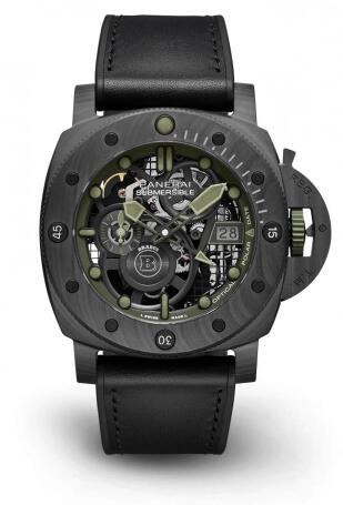 2023 Panerai Luminor Submersible 47 S Brabus Verde Militare Edition PAM01283 Replica Watch