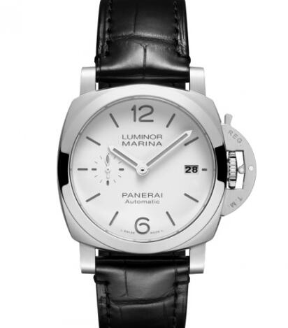 Panerai Luminor Marina Quaranta Steel White Replica Watch PAM01371