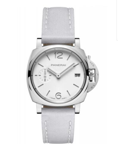 Panerai Luminor Piccolo Due 38 Automatic Stainless Steel White Replica Watch PAM01426