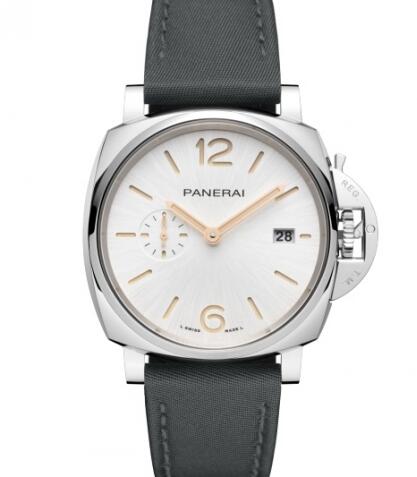Panerai Luminor Due 42 Automatic Stainless Steel White Prada Re-Nylon PAM01428 Replica Watch