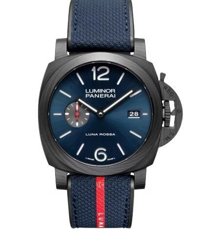 Panerai Luminor Marina Carbotech Luna Rossa Replica Watch PAM01529