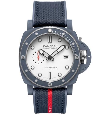 Panerai Submersible QuarantaQuattro Luna Rossa Ti-Ceramitech Replica Watch PAM01543