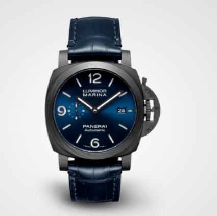 Panerai Luminor Marina Carbotech Blu Notte 44mm Replica Watch PAM01664