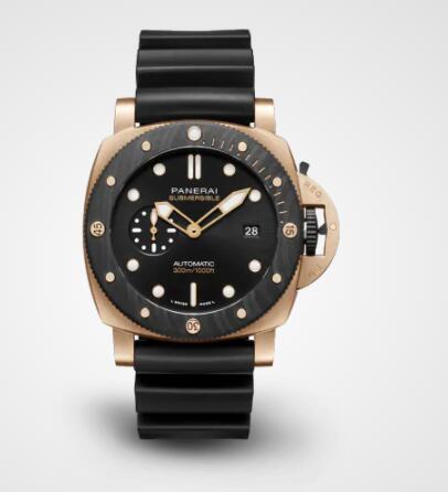 Replica Panerai Submersible QuarantaQuattro Goldtech OroCarbo Watch PAM02070