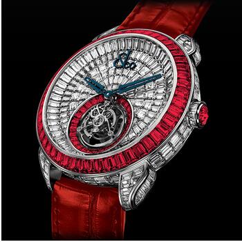 Jacob & Co. Palatial Opera Flying Tourbillon Rubies White Gold PO820.30.BD.LR.A Replica Watch