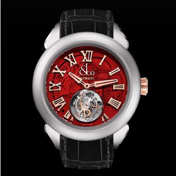 Jacob & Co. Palatial Flying Tourbillon Hours & Minutes Titanium (Red Mineral Crystal) PT520.24.NS.QG.A Replica Watch