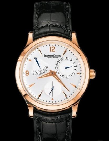 Replica Jaeger Lecoultre Master Réserve de Marche Q1482401 Pink Gold - Alligator Bracelet Watch