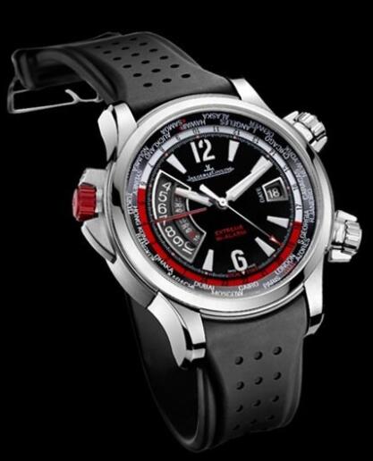 Replica Jaeger Lecoultre Master Compressor Extreme W-Alarm Q1778170 Steel - Titanium - Rubber Strap Watch