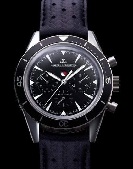 Replica Jaeger-LeCoultre Deep Sea Chronograph Q2068570 Steel - Leather Bracelet Watch