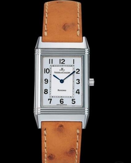 Replica Jaeger Lecoultre Reverso Lady Watch Q2608411 Steel - Ostrich Leather Strap