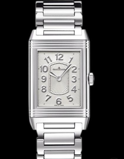 Replica Jaeger Lecoultre Grande Reverso Lady Ultra Thin Watch Q3208120 Steel - Steel Bracelet