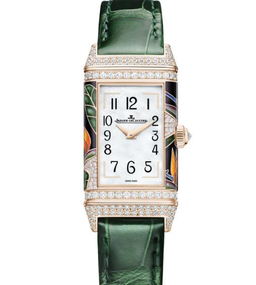 JAEGER-LECOULTRE Reverso One Precious Flowers Birds of Paradise Replica Watch Q3292421