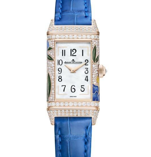 JAEGER-LECOULTRE Reverso One Precious Flowers Hibiscus Diamonds Replica Watch Q3292423