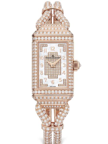 Jaeger Lecoultre Reverso One Cordonnet Jewellery Replica Watch Q3372301