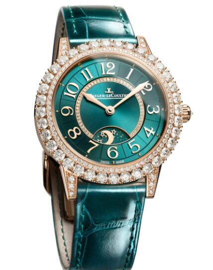 Jaeger-LeCoultre Rendez-Vous Dazzling Night & Day Green Replica Watch Q343247J