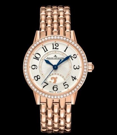 Jaeger-Lecoultre Rendez-Vous Night & Day Replica Watch Q3462121 Pink Gold - Diamonds - 29mm