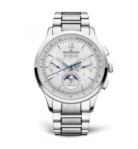 Jaeger-LeCoultre Master Control Chronograph Calendar Stainless Steel Silver BraceletReplica Watch Q413812J